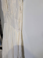Marie Louise de Monterey Tiered Midi Dress White Size 8 - Image 4