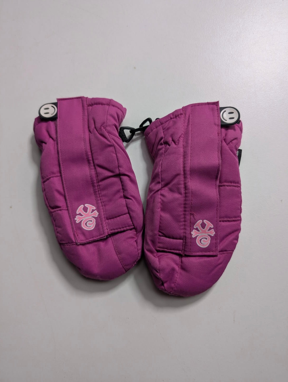 OK Co. Moistureloc Insulated Toddler Mittens Pink Tiny 4XS - Image 1