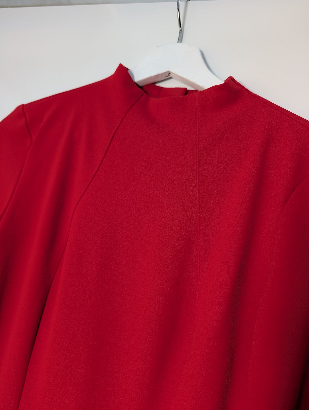 Mossman The Sense of Mystery Dress Red Cape Sleeve Mini AU 8 - Image 4
