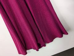 Nookie Glitter Halter Neck Maxi Dress Magenta Size S - Image 4
