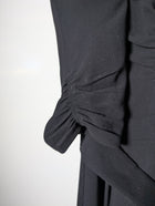Country Road Puff Sleeve Cutout Dress Black Size 12 - Image 4