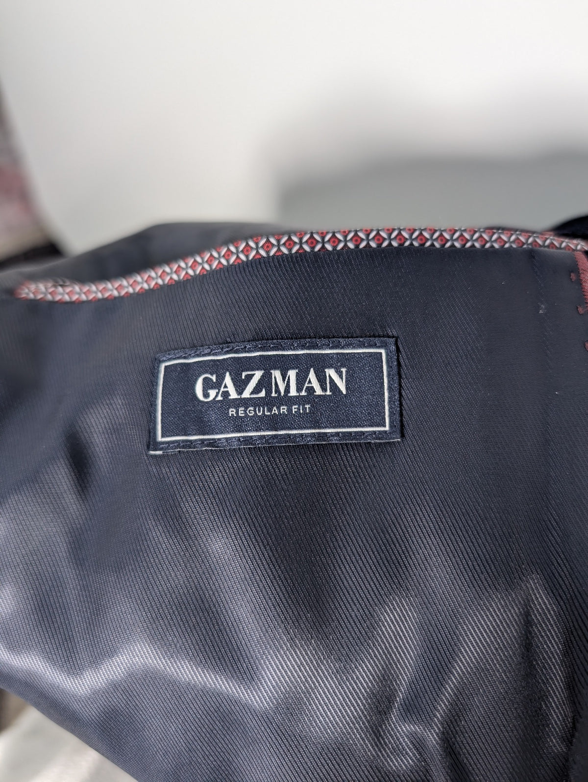 GAZMAN Men's Corduroy Blazer Navy Size 38 - Image 6