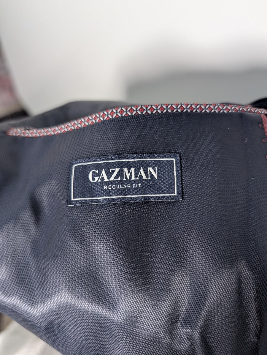 GAZMAN Men's Corduroy Blazer Navy Size 38 - Image 6