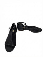 Balenciaga Black Leather Ankle Strap Flat Sandals EU 38 - Image 1