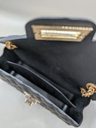 Unbranded Quilted Silicone Crossbody Bag Black Small - Image 4