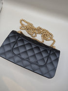 Unbranded Quilted Silicone Crossbody Bag Black Small - Image 5