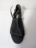 Balenciaga Black Leather Ankle Strap Flat Sandals EU 38 - Image 2
