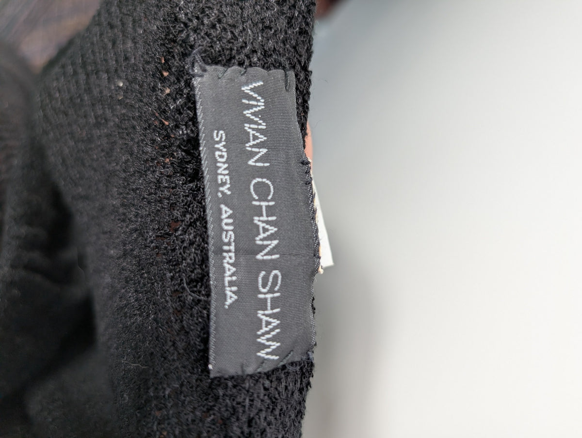 Vivian Chan Shaw Knit Maxi Skirt Black - Image 4