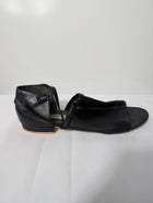 Balenciaga Black Leather Ankle Strap Flat Sandals EU 38 - Image 3