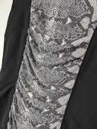 Pierre Balmain Sleeveless Ruched Snakeskin Panel Dress IT 46 - Image 2