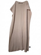 Little Giraffe Luxe Baby Blanket Personalised 'Grace' Beige - Image 1