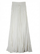 Hemant & Nandita Embroidered Maxi Skirt White Women's XS - Image 1