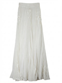 Hemant & Nandita Embroidered Maxi Skirt White Women's XS - Image 1