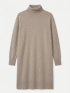 Everlane 100% Cashmere Turtleneck Sweater Dress Beige Size M - Image 1