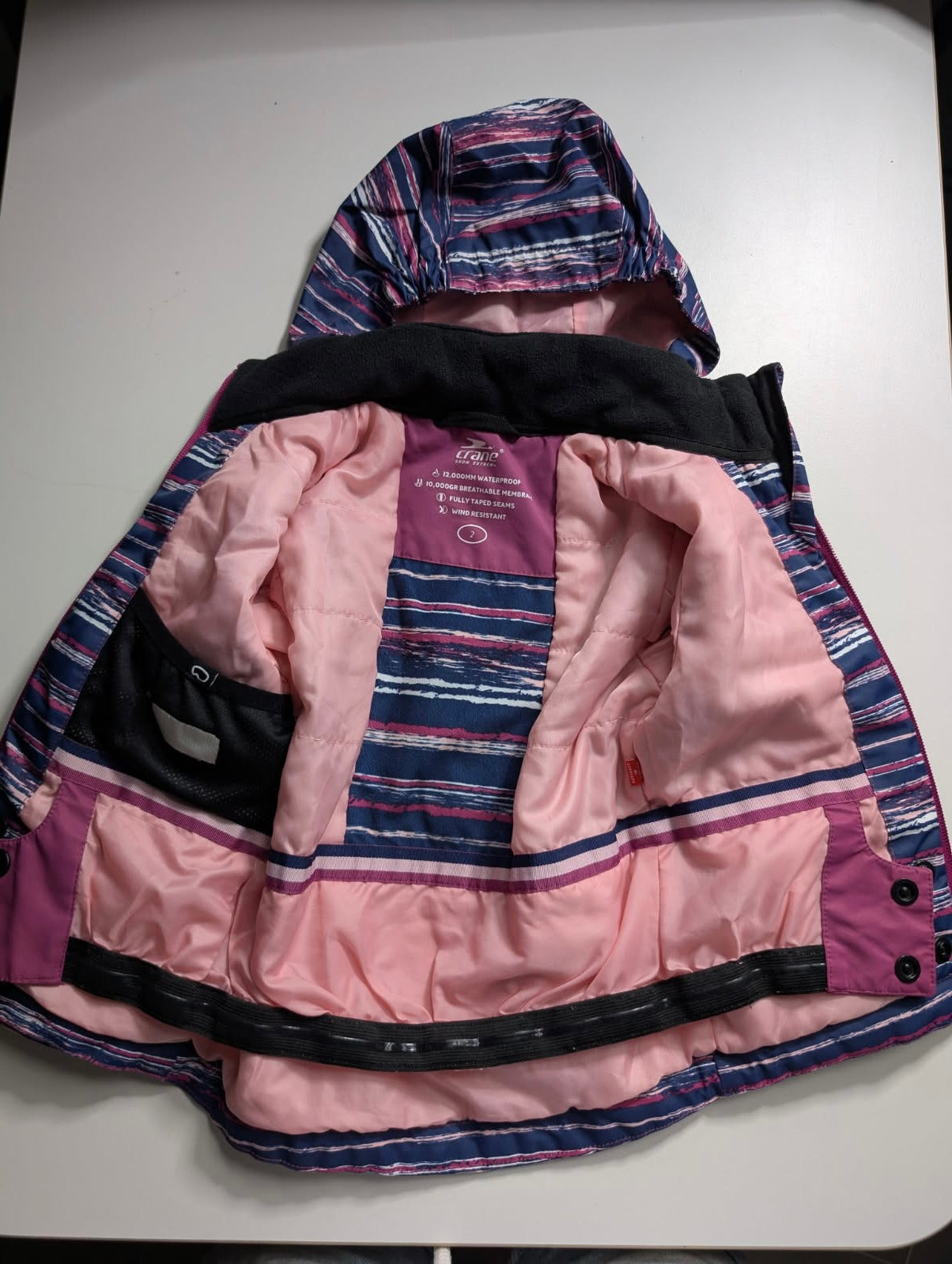 Crane Snow Extreme Kids Winter Jacket Multi-colour Size 2 - Image 4