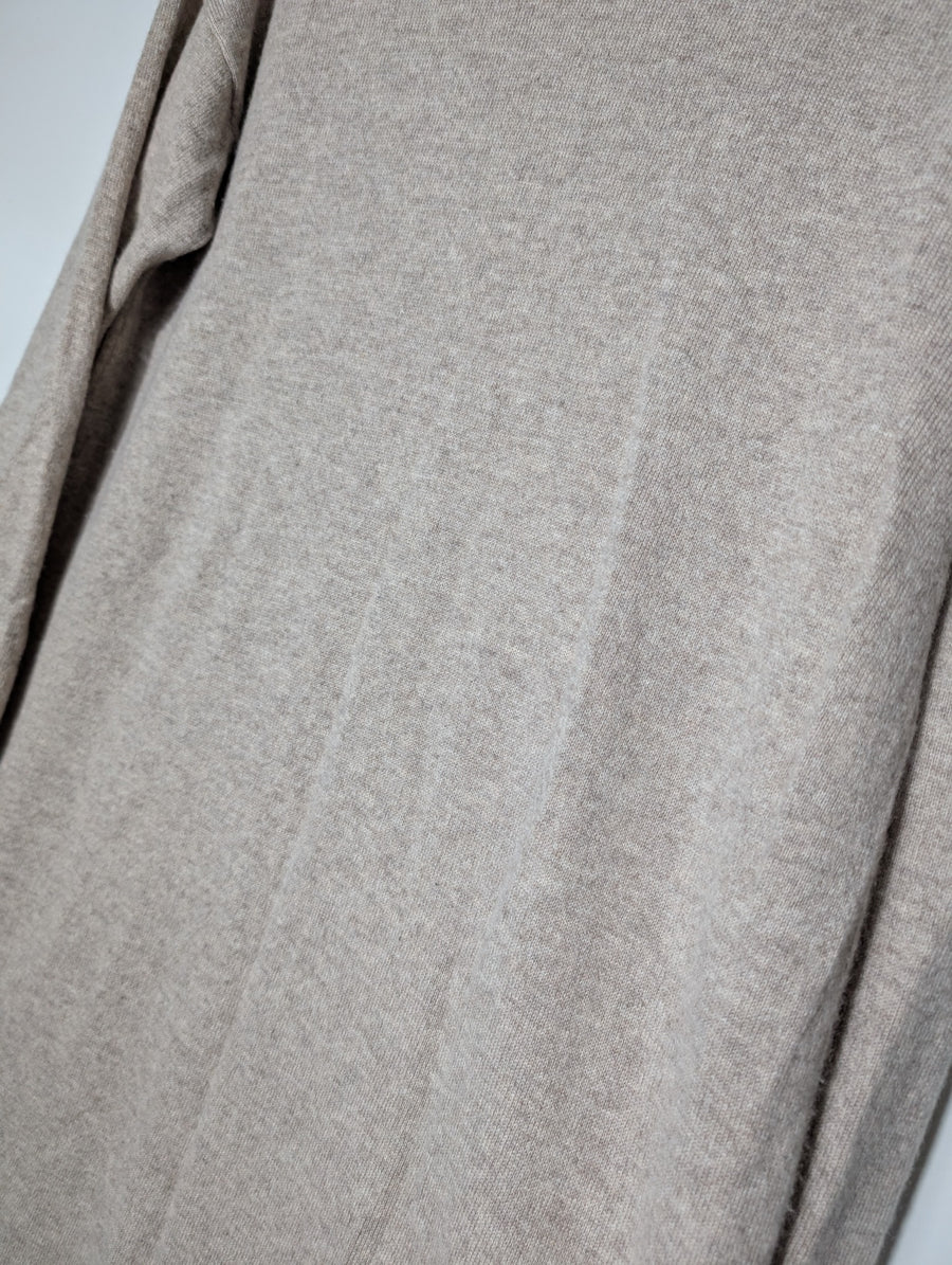 Everlane 100% Cashmere Turtleneck Sweater Dress Beige Size M - Image 2