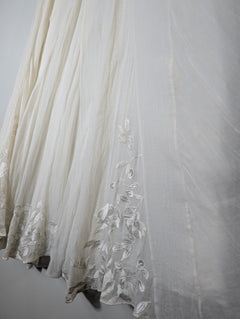Hemant & Nandita Embroidered Maxi Skirt White Women's XS - Image 2