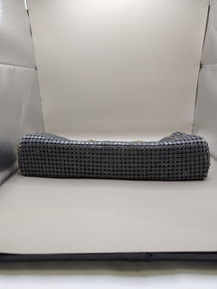 Elegant Mesh Clutch Bag - Gunmetal Evening Accessory - Image 3
