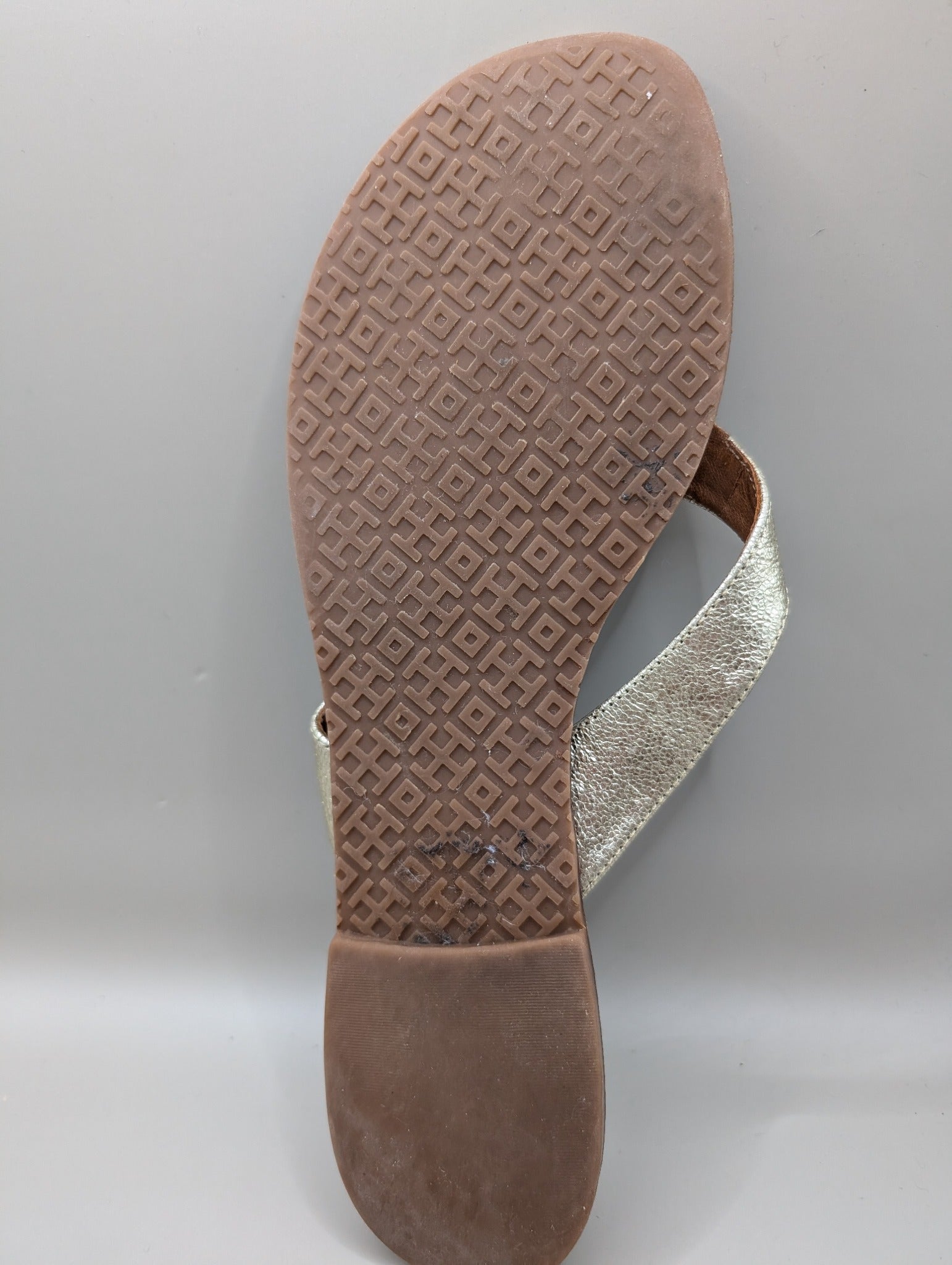 Tory Burch Miller Sandals Gold and Tan Leather US 9M - Image 8