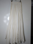 Hemant & Nandita Embroidered Maxi Skirt White Women's XS - Image 4