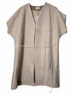 Evyie Textured Open Front Vest - Versatile 100% Cotton Layering Piece - Image 1