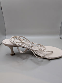 Scanlan Theodore Lace-Up Thong Sandals Beige Leather EU 40 - Image 2