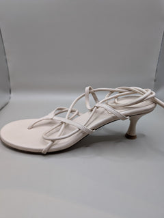 Scanlan Theodore Lace-Up Thong Sandals Beige Leather EU 40 - Image 4