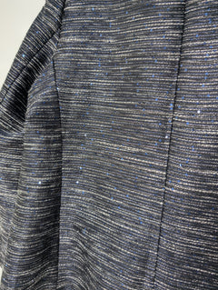 Sarissa Metallic Tweed Blazer Black Women's XXL - Image 5