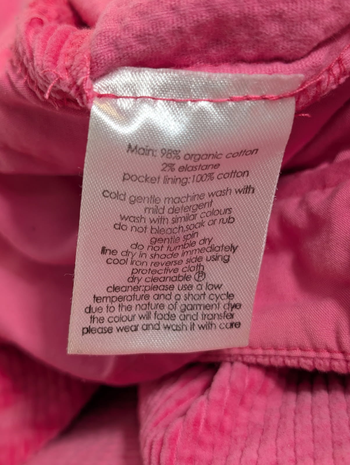 Gorman Pink Corduroy Pants - Women's Size 10 - Image 6