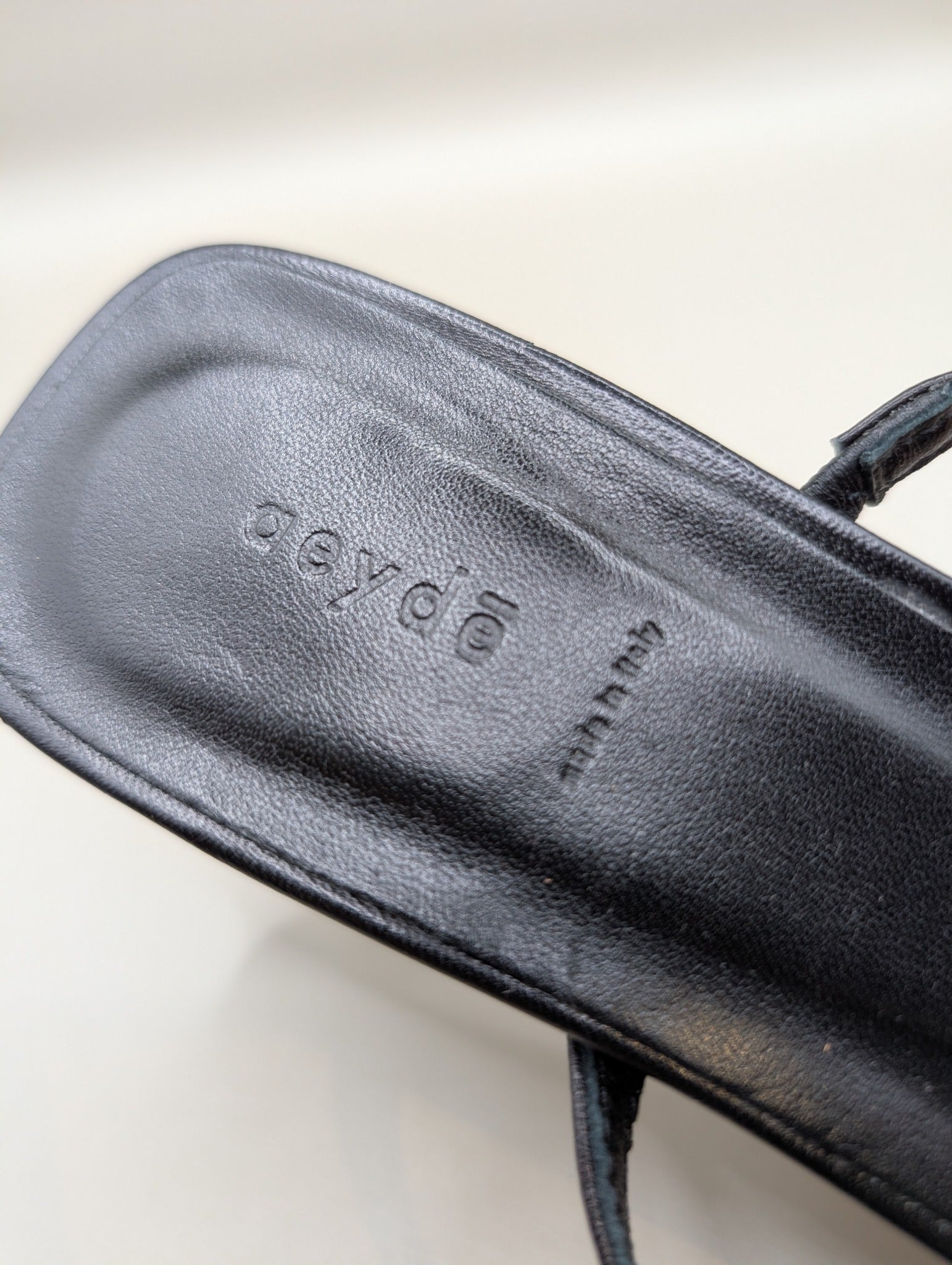 Aeyde Strappy Sandals Black Leather EU 40 - Image 6