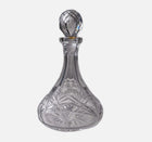 Vintage Cut Crystal Glass Decanter - Hobstar & Pinwheel Pattern - Image 2