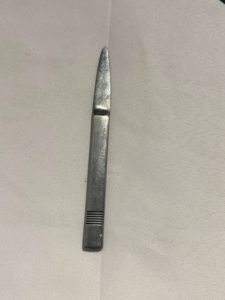Vintage Stainless Steel Letter Opener Minimalist Design - Image 4