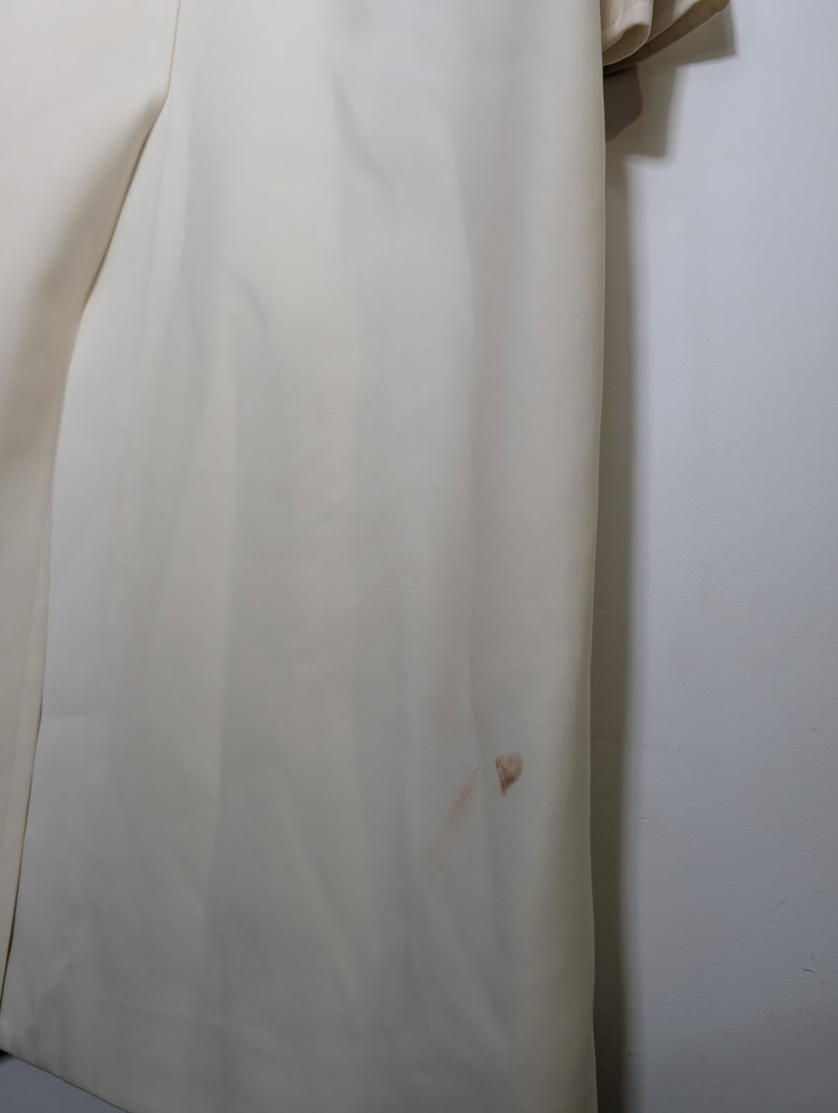 Ginger & Smart Longline Coat Cream With Gold Chain Detail - Image 5