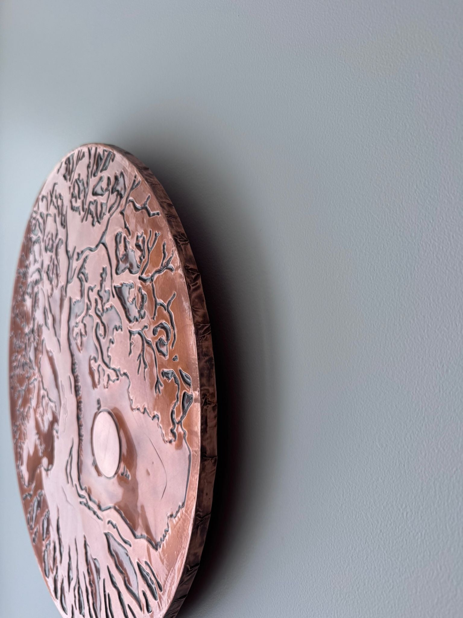 Ed Cope Guy Tree of Life Copper Relief Sculpture 2001 - Image 4