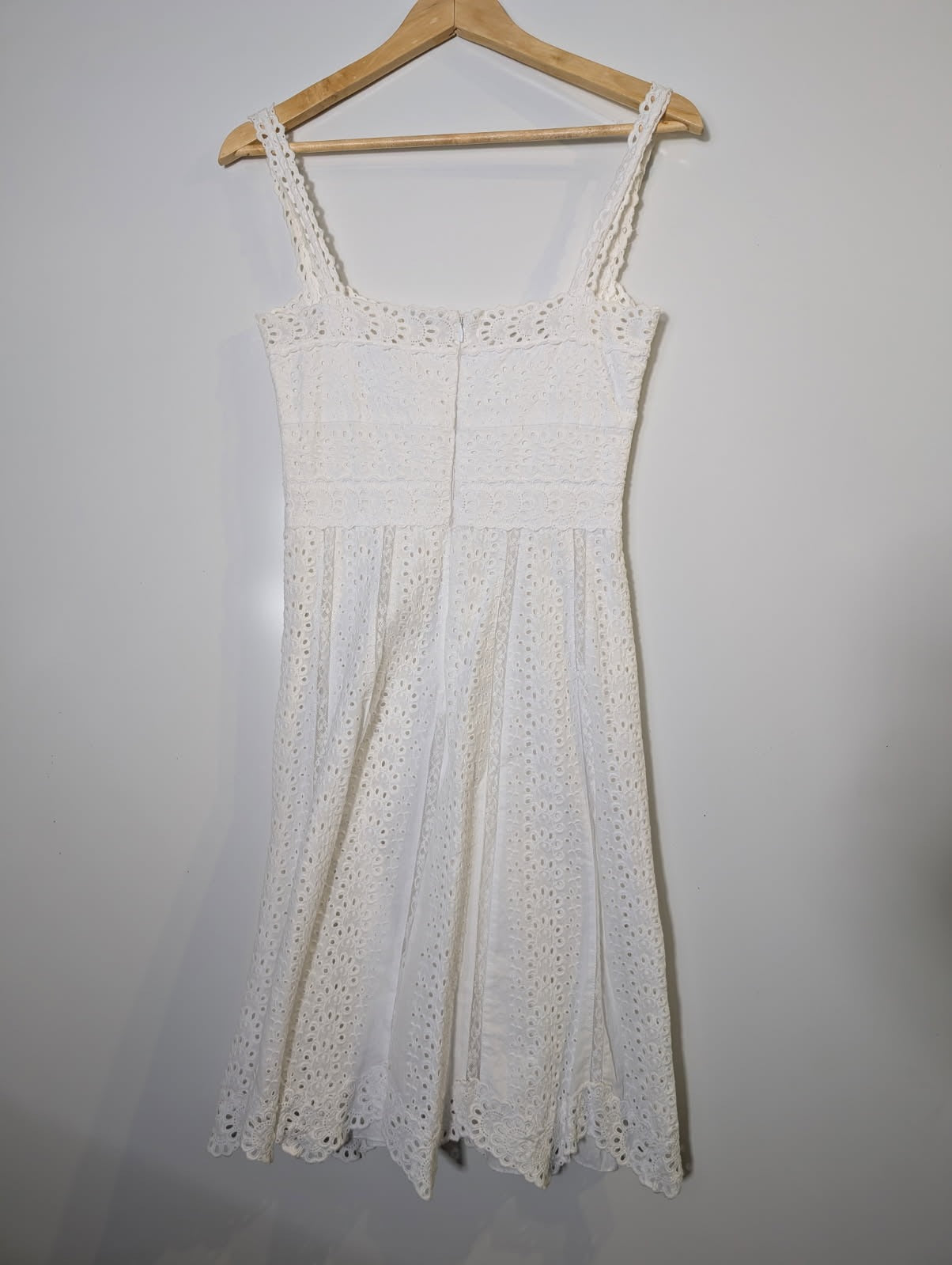 Collette Dinnigan White Eyelet Cotton Sundress - Limited Edition - Image 4