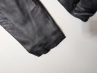 Vintage Leather Trousers Black With Gold Tone Studs Size 44 - Image 4
