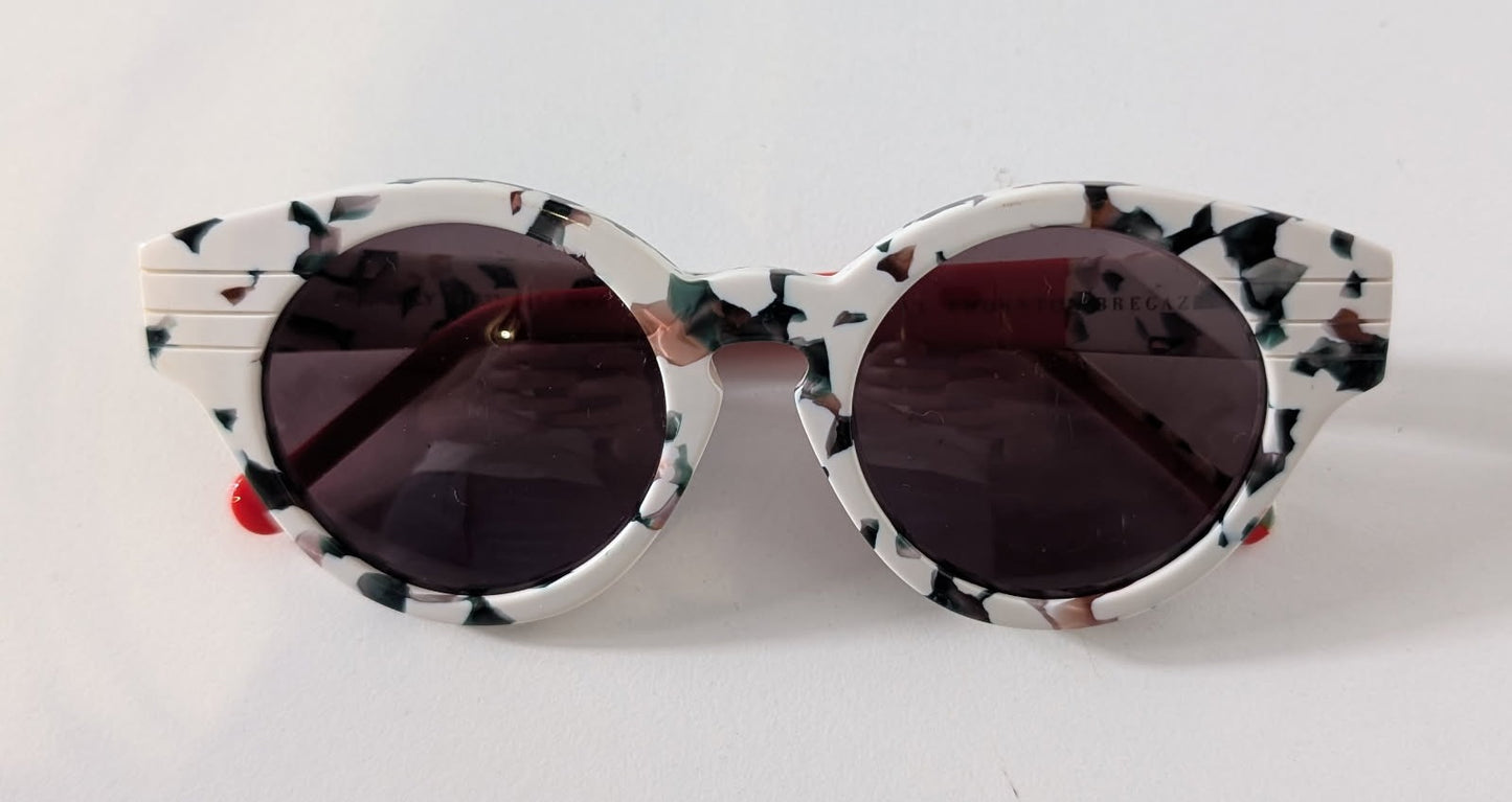 Preen By Thornton Bregazzi Piccadilly Sunglasses - Tortoiseshell & Red - Image 1