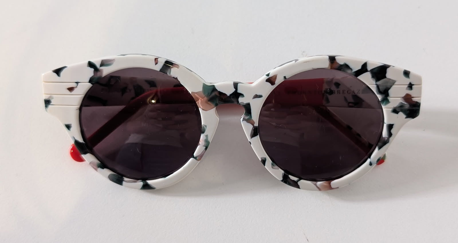Preen By Thornton Bregazzi Piccadilly Sunglasses - Tortoiseshell & Red - Image 1