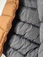 A.P.C. Reversible Puffer Vest with Shearling Collar Beige/Black XL - Image 4