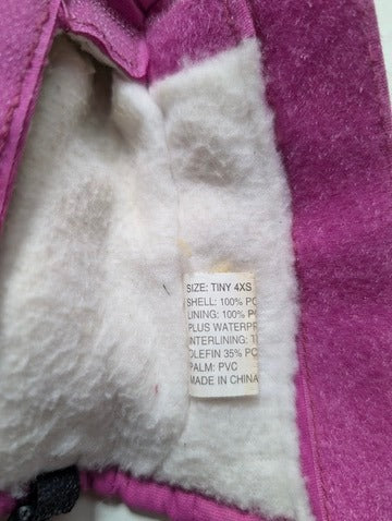 OK Co. Moistureloc Winter Mittens - Pink 4XS Insulation - Image 4
