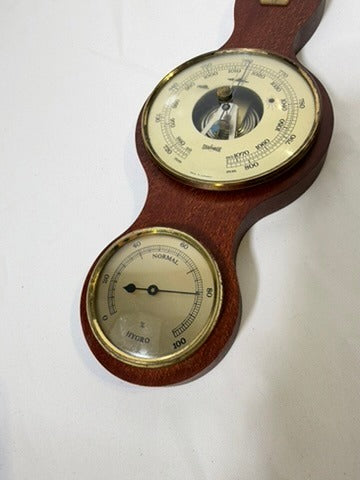 Vintage Fischer Wall-Mounted Weather Station - Barometer, Thermometer, Hygrometer - Image 4