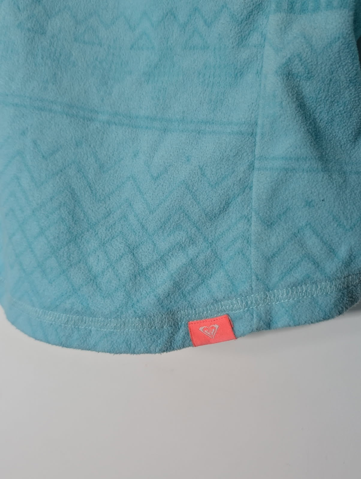 Roxy Girls Fleece Jacket - Light Blue Quarter Zip Pullover - Image 5