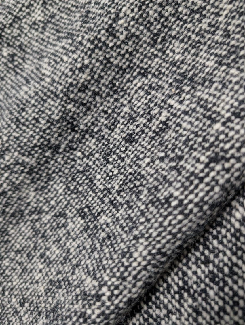 Lee Mathews Wool Tweed A-Line Skirt with Grosgrain Waistband - Image 5