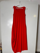 Jerseygirl Sleeveless Asymmetric Hem Maxi Dress Red Size 8 - Image 4