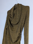 T by Alexander Wang Lightweight Hoodie - Olive Green Heathered Size Medium - Image 4