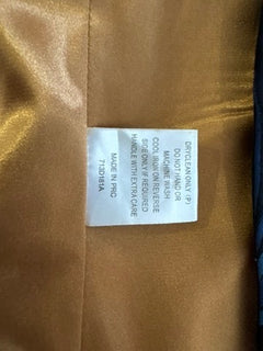 Charlie Brown Blue and Black Swirl Print Blazer - Size 10 - Image 5