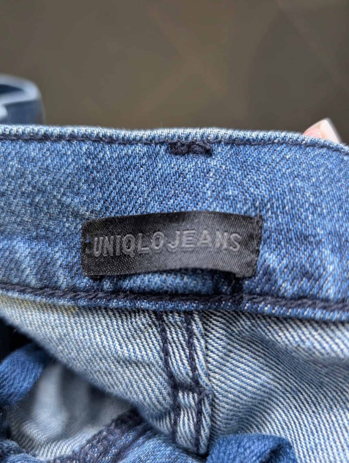 Uniqlo Jeans - Men's Blue Denim Straight Leg Size XL - Image 4