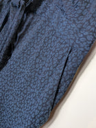 Whistles Floral Jacquard Wrap Jumpsuit Navy Blue UK 10 - Image 4