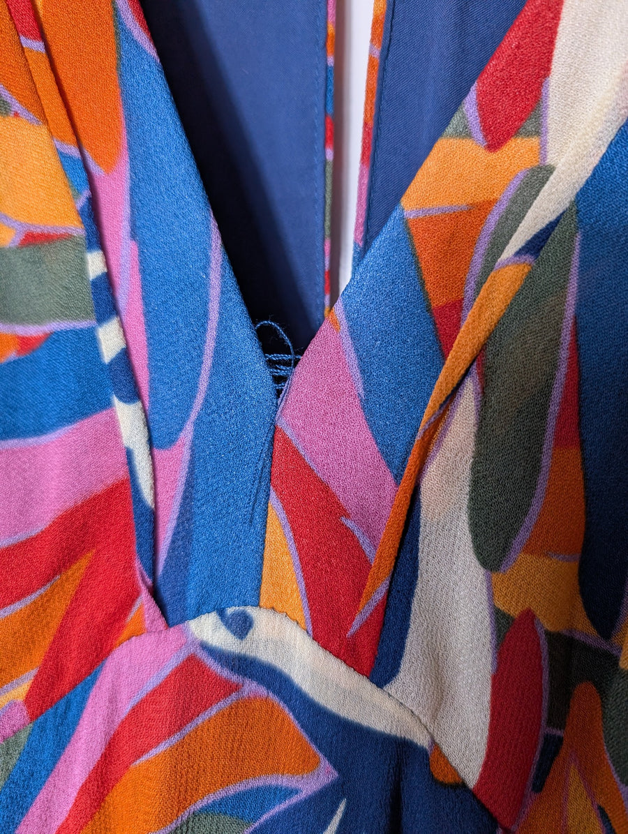 Farm Rio Mixed Prints Maxi Dress Multicolour Size S - Image 4