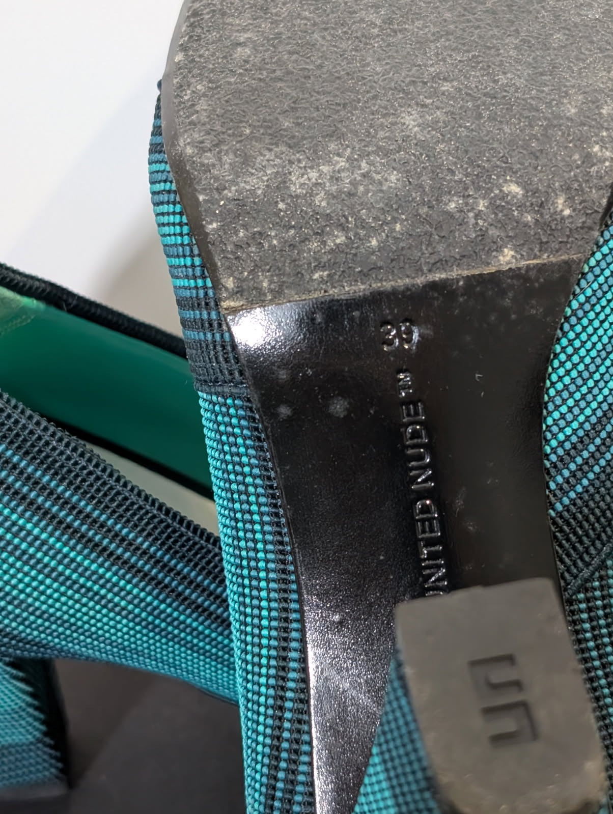 United Nude Eamz Pumps - Teal/Black Striped Women's EU 39 - Image 4